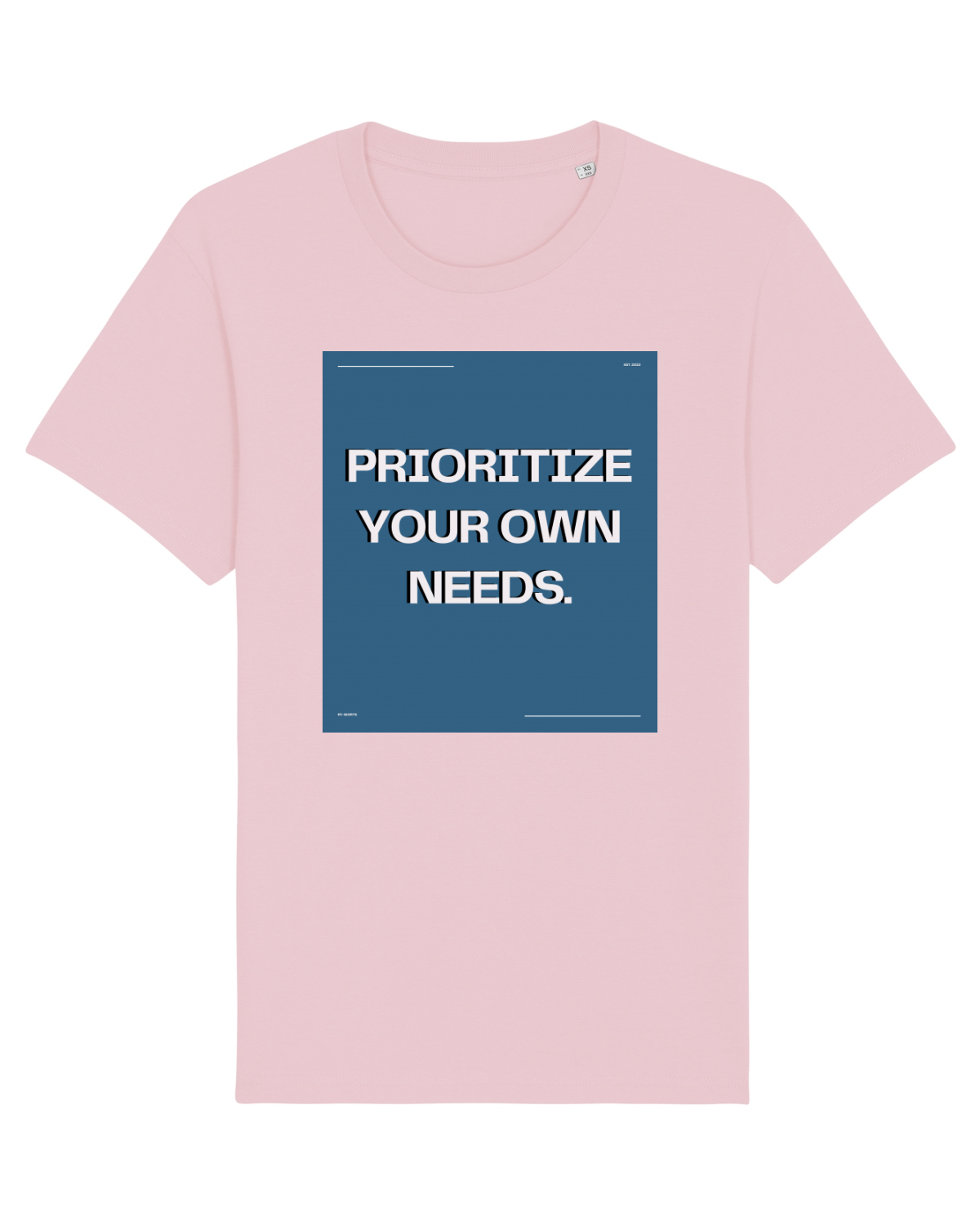Tricou mânecă scurtă Unisex Rocker Cotton Pink