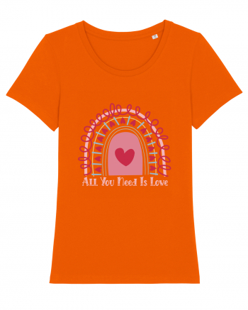 All You Need Is Love Bright Orange