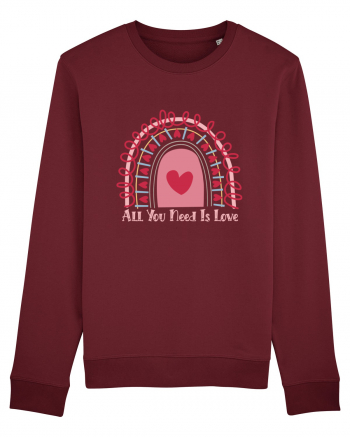 All You Need Is Love Burgundy