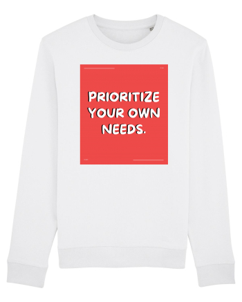 prioritize your own needs8 White