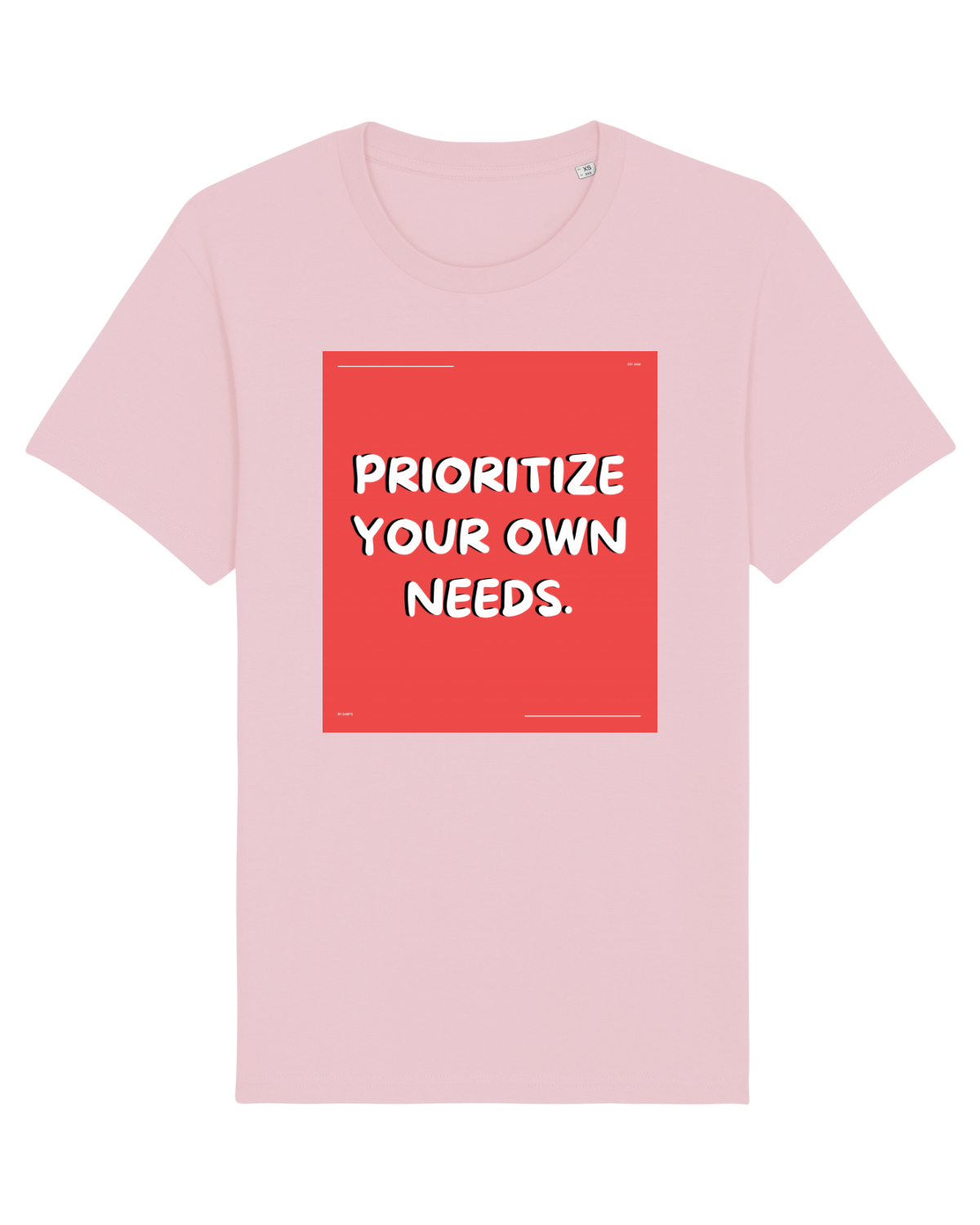 Tricou mânecă scurtă Unisex Rocker Cotton Pink