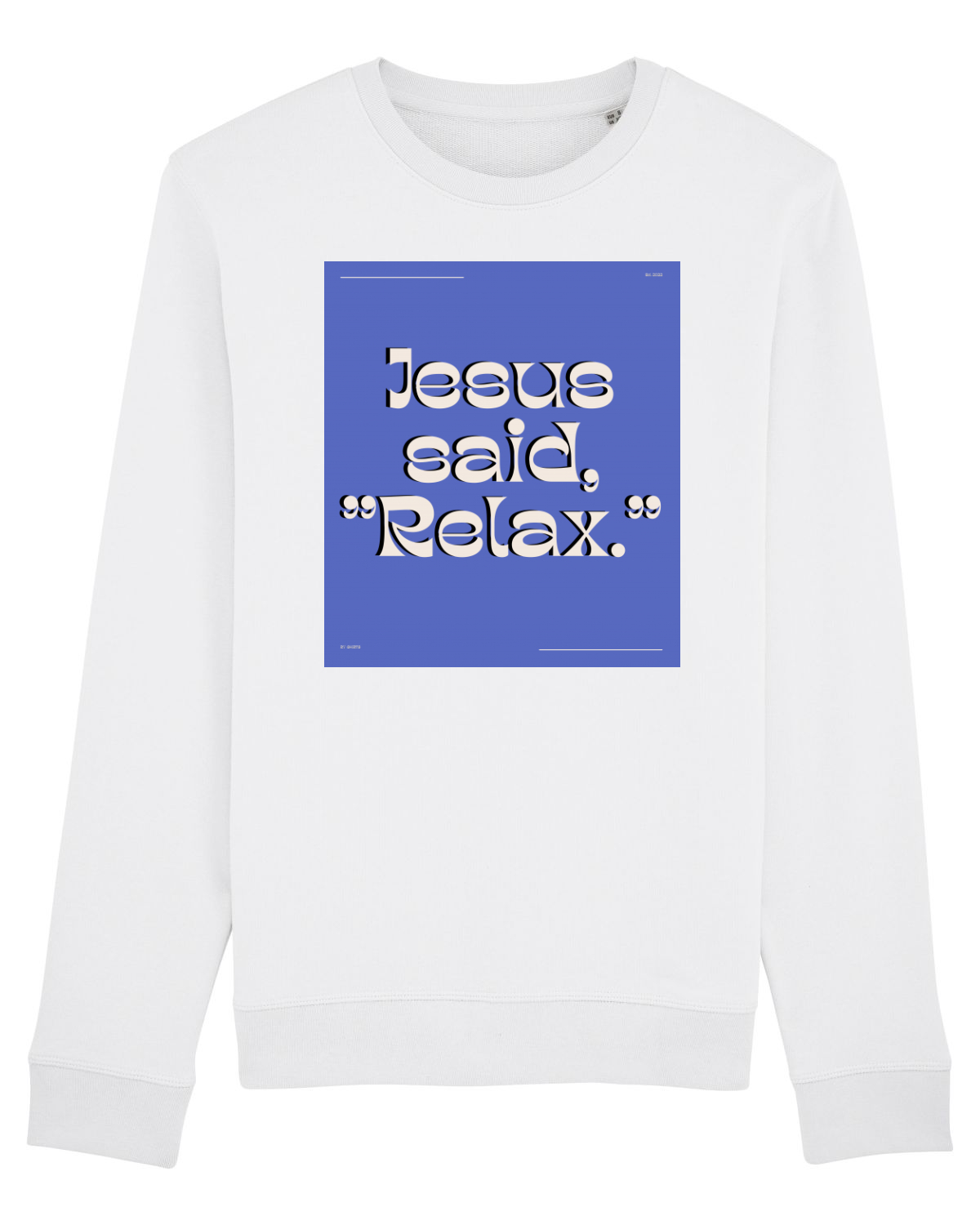 Bluză mânecă lungă Unisex Rise White