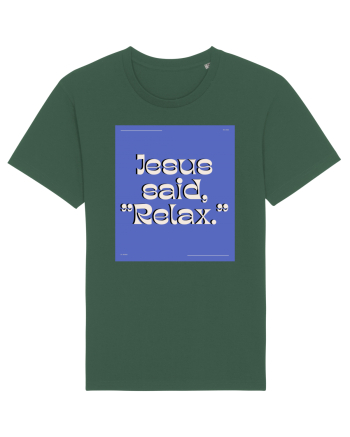 jesus said relax4 Bottle Green