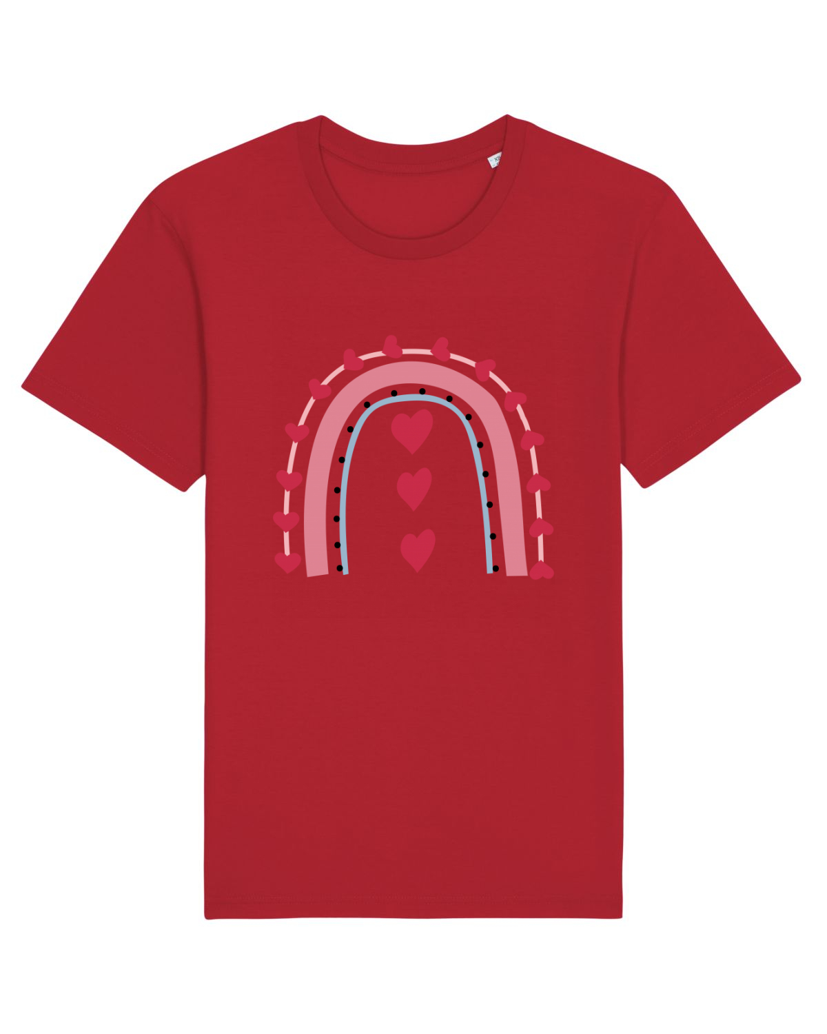 Tricou mânecă scurtă Unisex Rocker Red