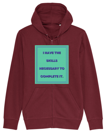 i have the skills necessary to complete it6 Burgundy