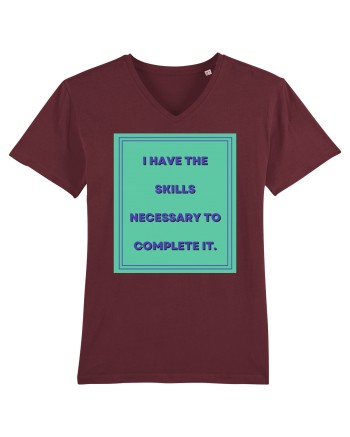 i have the skills necessary to complete it6 Burgundy