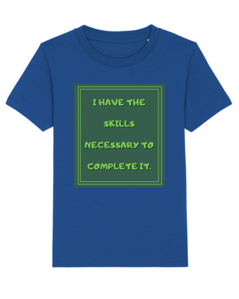 i have the skills necessary to complete it8 Majorelle Blue