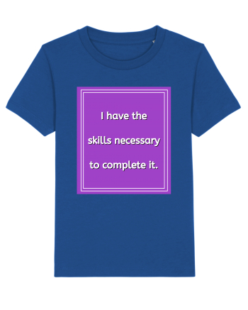 i have the skills necessary to complete it9 Majorelle Blue
