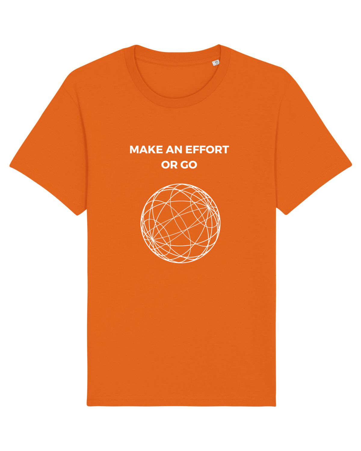 Tricou mânecă scurtă Unisex Rocker Bright Orange