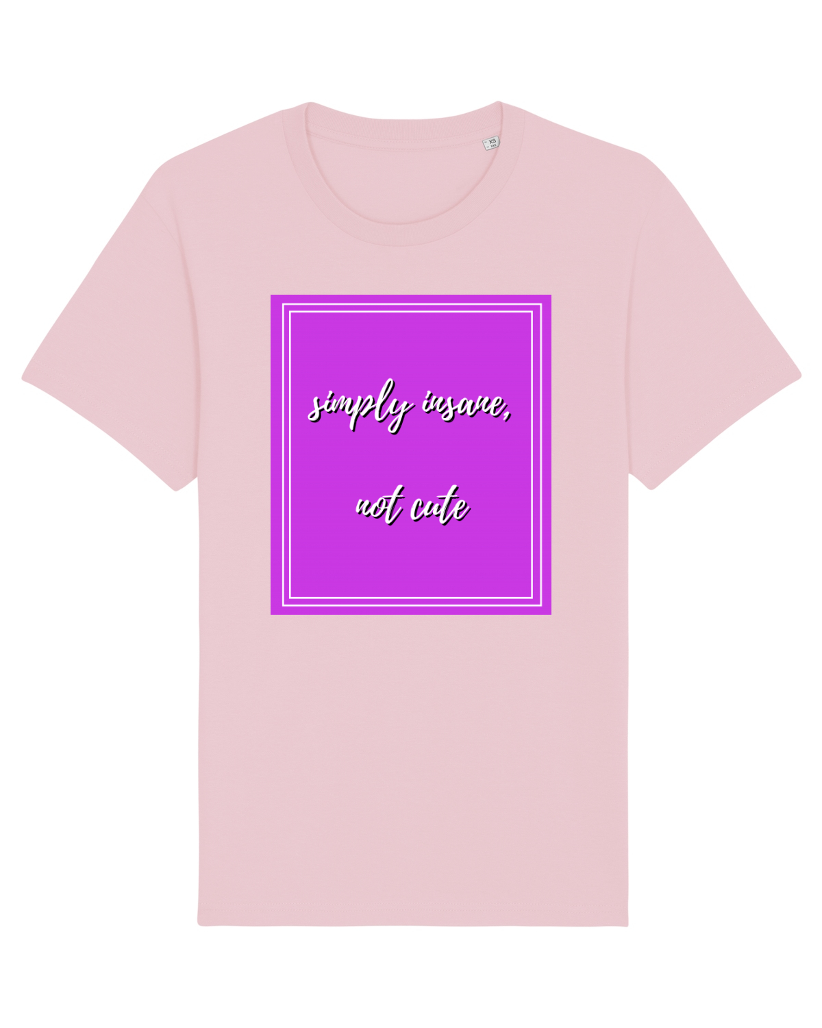 Tricou mânecă scurtă Unisex Rocker Cotton Pink