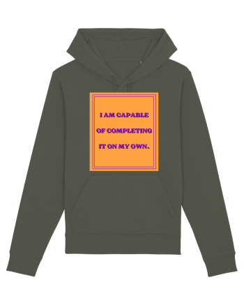 i am capable of completing it on my  own8 Khaki