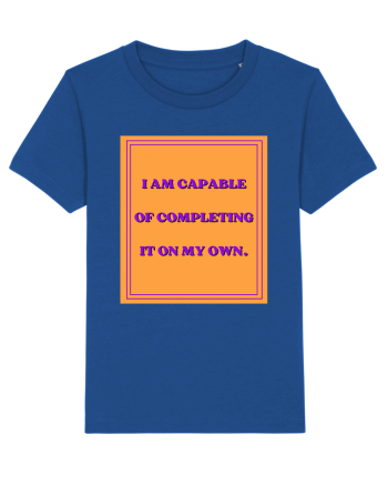i am capable of completing it on my  own8 Majorelle Blue