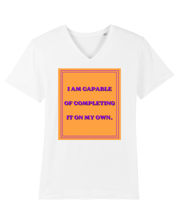 i am capable of completing it on my  own8 White