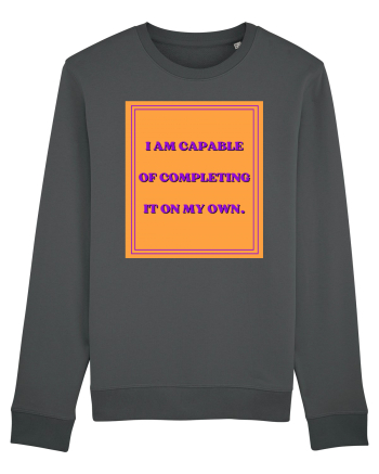 i am capable of completing it on my  own8 Anthracite