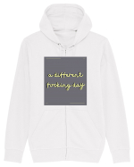a different fucking day8 Hanorac cu fermoar Unisex Connector