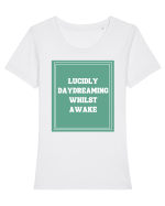 lucicly daydreaming whilst awake7 Tricou mânecă scurtă guler larg fitted Damă Expresser
