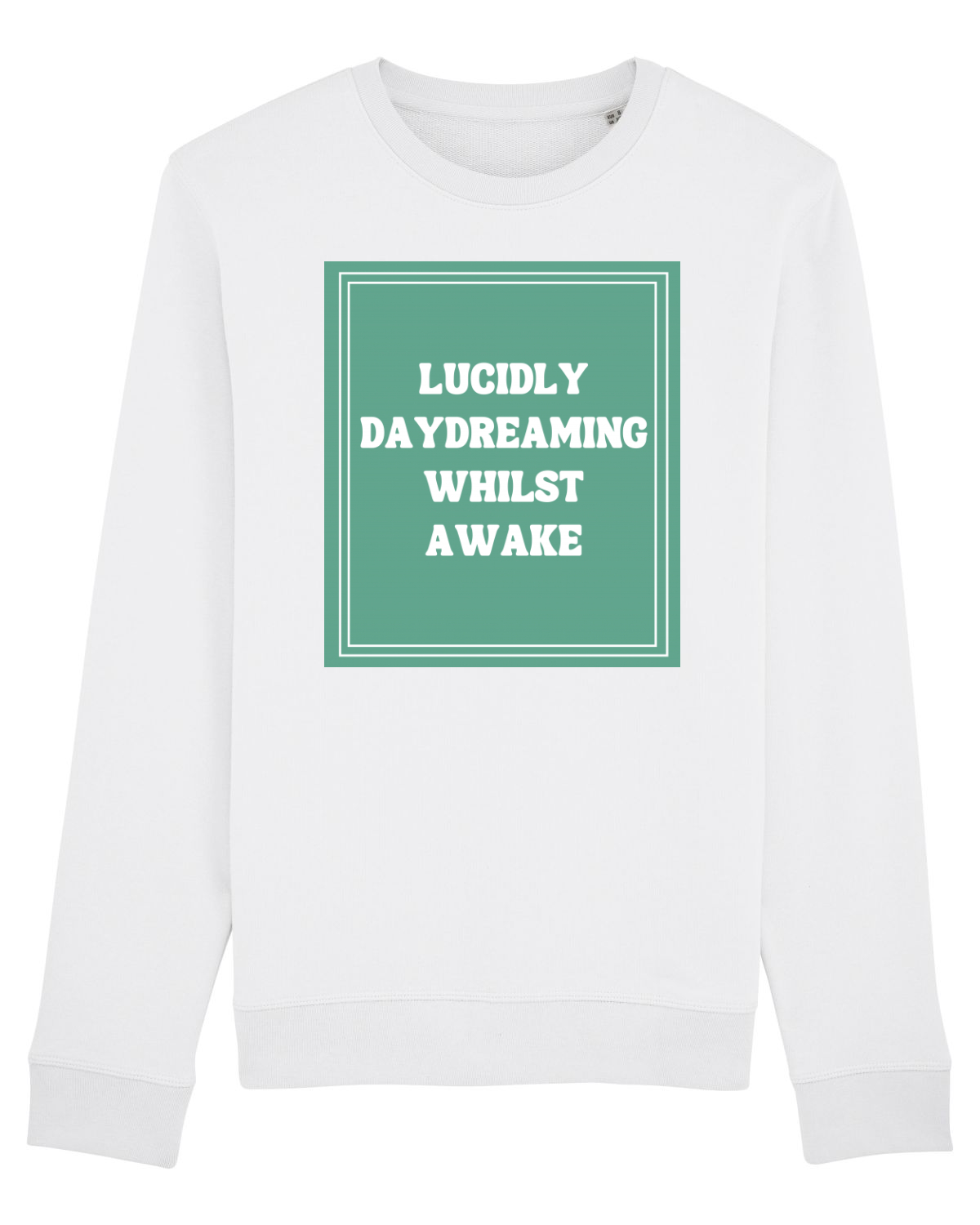 Bluză mânecă lungă Unisex Rise White