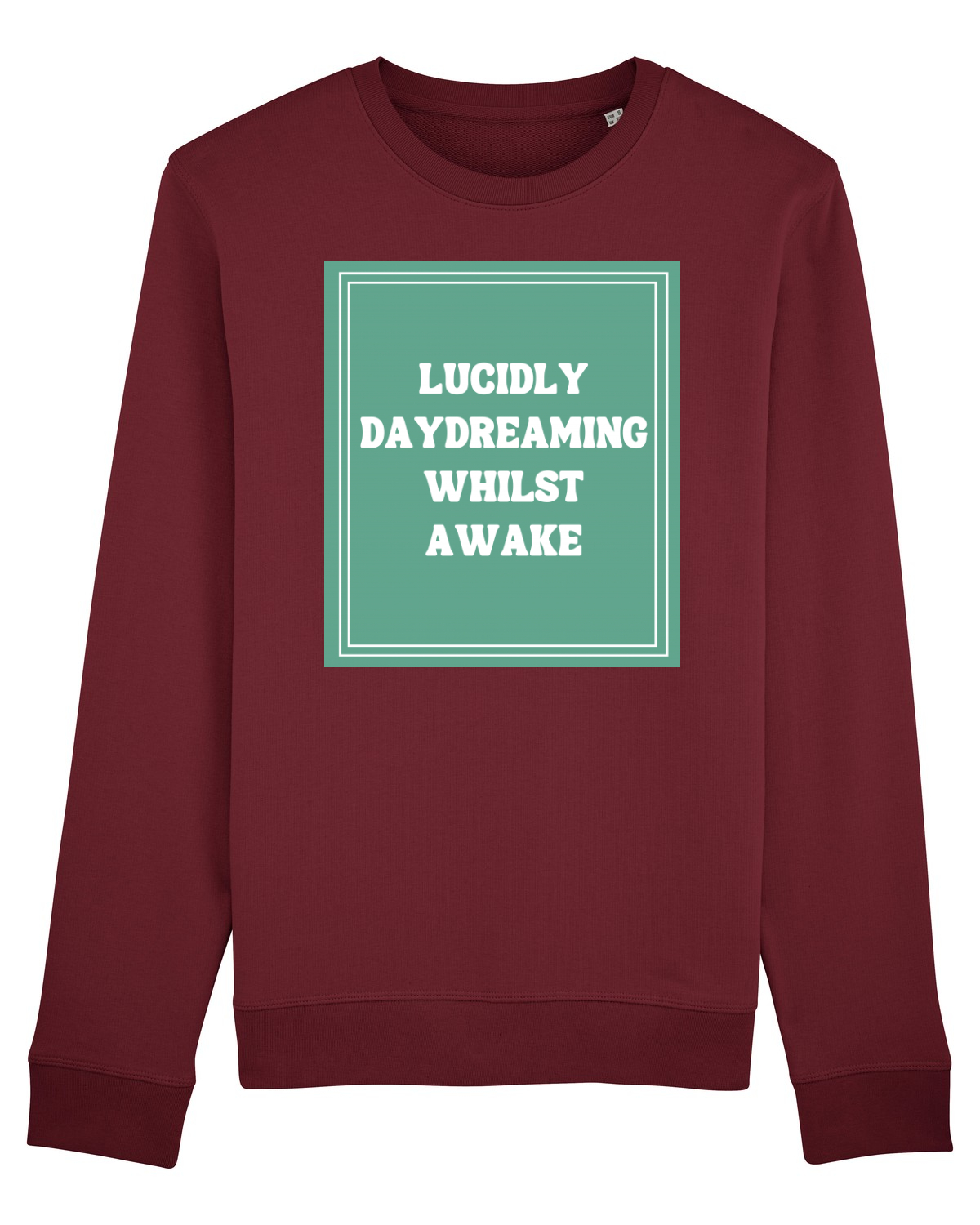 Bluză mânecă lungă Unisex Rise Burgundy
