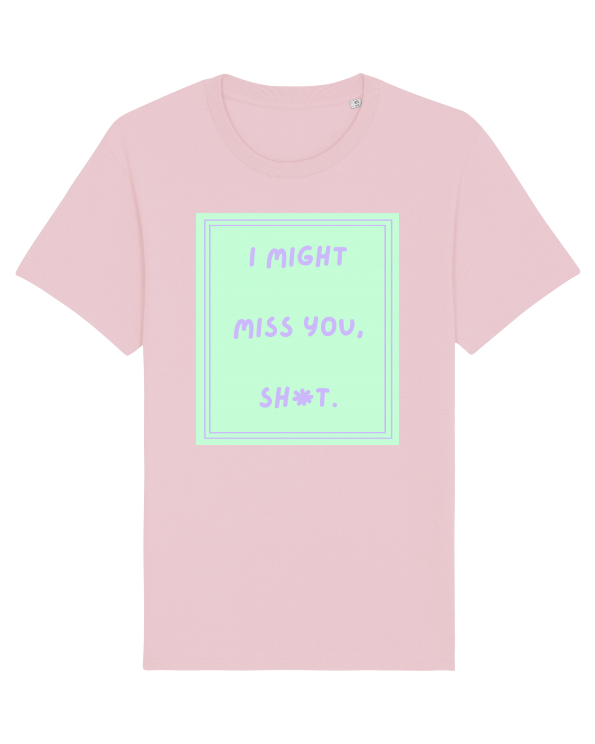 Tricou mânecă scurtă Unisex Rocker Cotton Pink