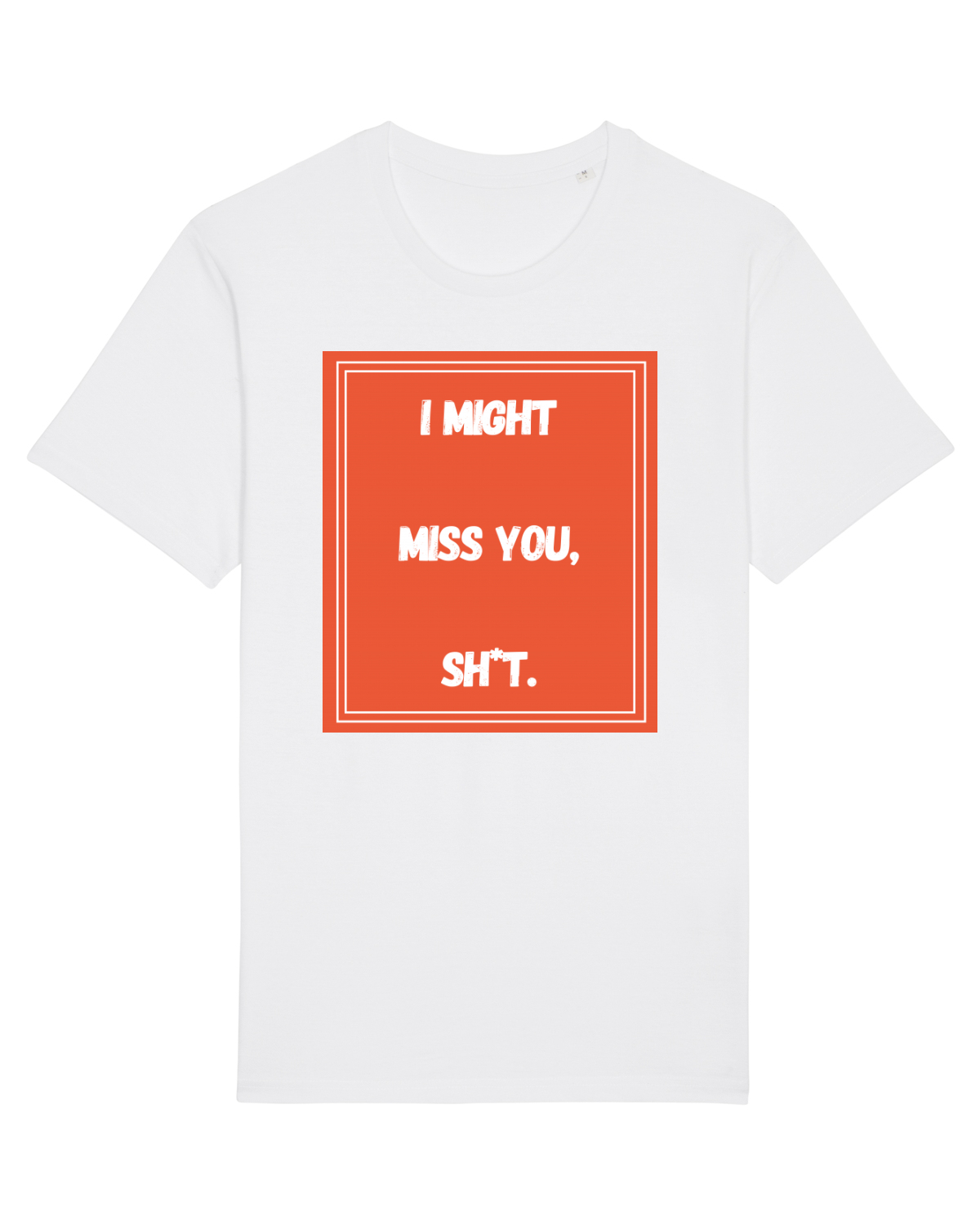 Tricou mânecă scurtă Unisex Rocker White
