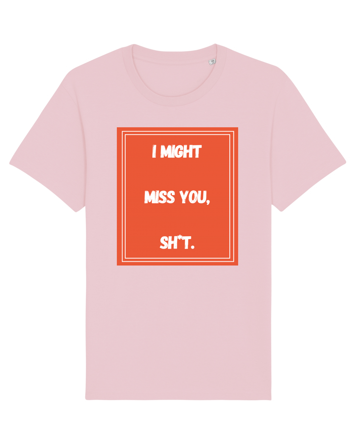 Tricou mânecă scurtă Unisex Rocker Cotton Pink