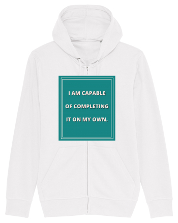 i am capable of completing it on my  own8 White