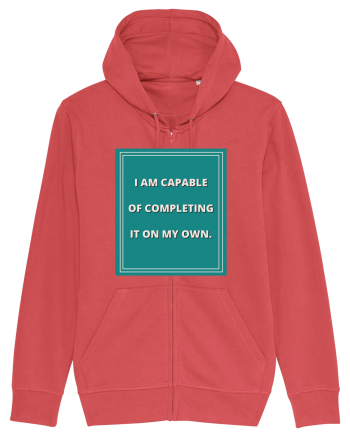 i am capable of completing it on my  own8 Carmine Red