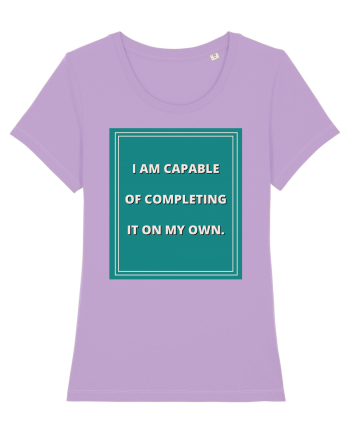 i am capable of completing it on my  own8 Lavender Dawn