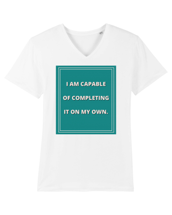 i am capable of completing it on my  own8 White