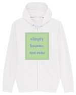 simply insane not cute5 Hanorac cu fermoar Unisex Connector