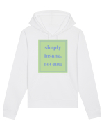 simply insane not cute5 Hanorac Unisex Drummer