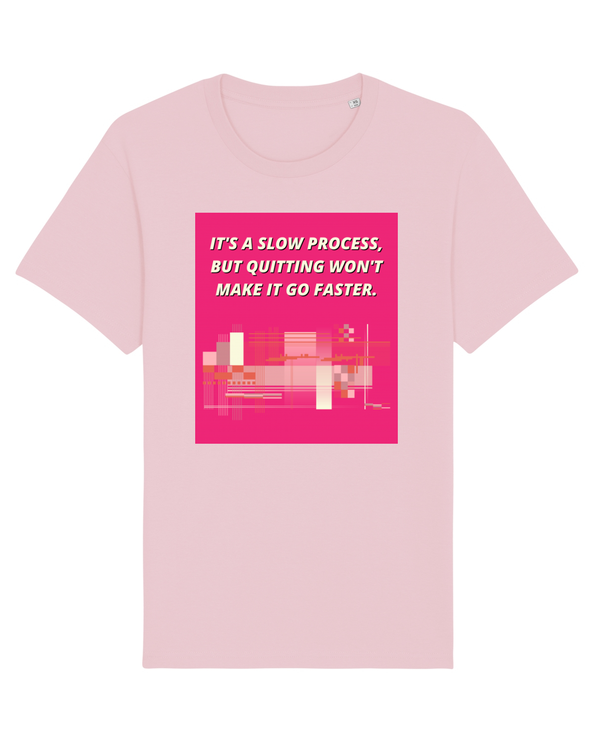 Tricou mânecă scurtă Unisex Rocker Cotton Pink