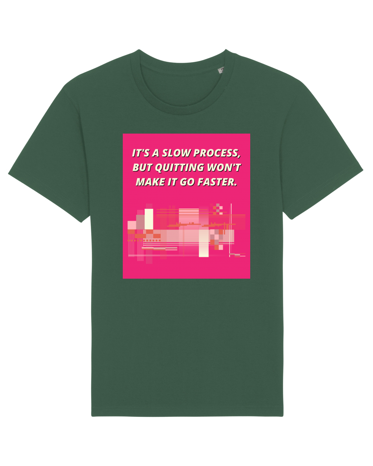 Tricou mânecă scurtă Unisex Rocker Bottle Green