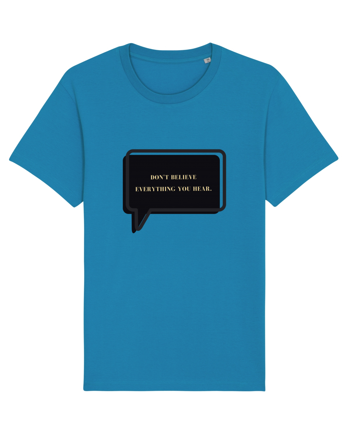 Tricou mânecă scurtă Unisex Rocker Azur