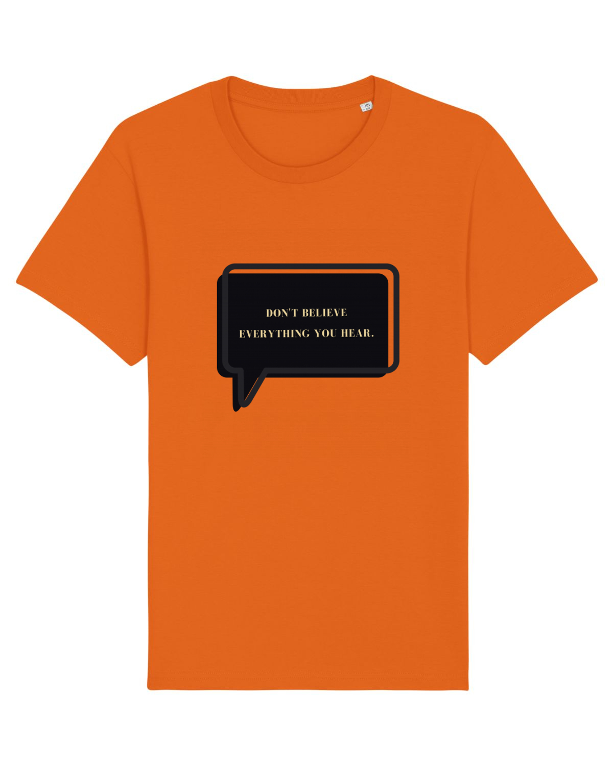Tricou mânecă scurtă Unisex Rocker Bright Orange