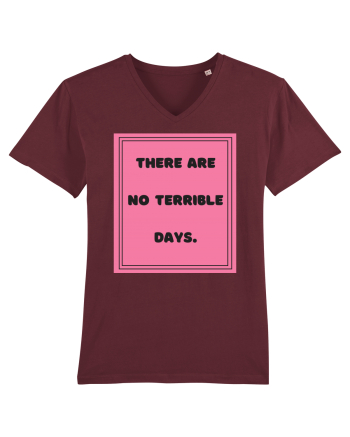 there are no terrible days7 Burgundy