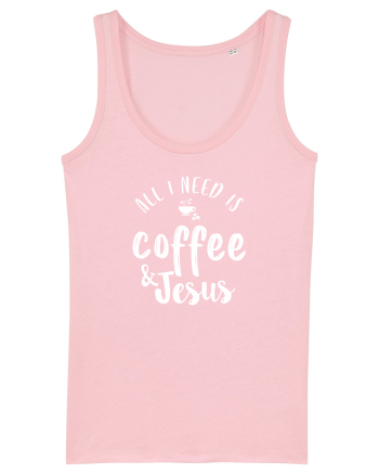 Coffee and Jesus Cotton Pink