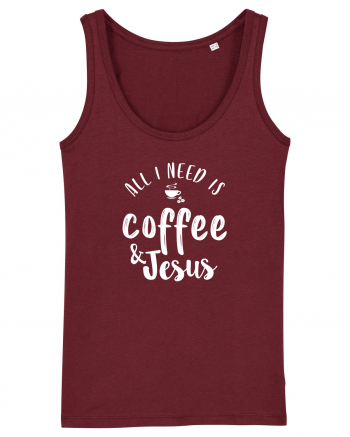 Coffee and Jesus Burgundy