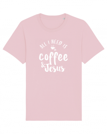 Coffee and Jesus Cotton Pink