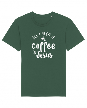 Coffee and Jesus Bottle Green