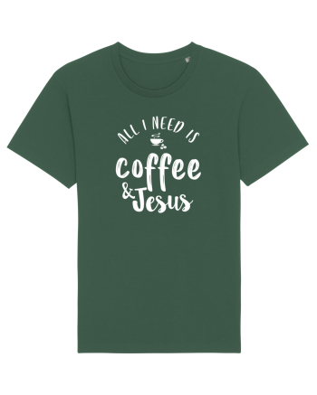 Coffee and Jesus Bottle Green