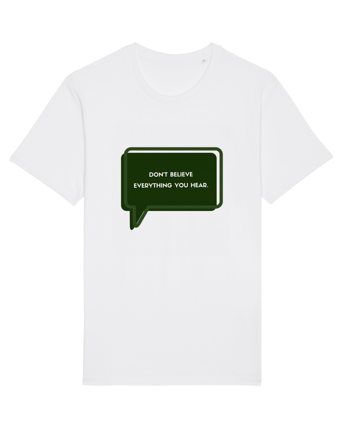 Tricou mânecă scurtă Unisex Rocker White