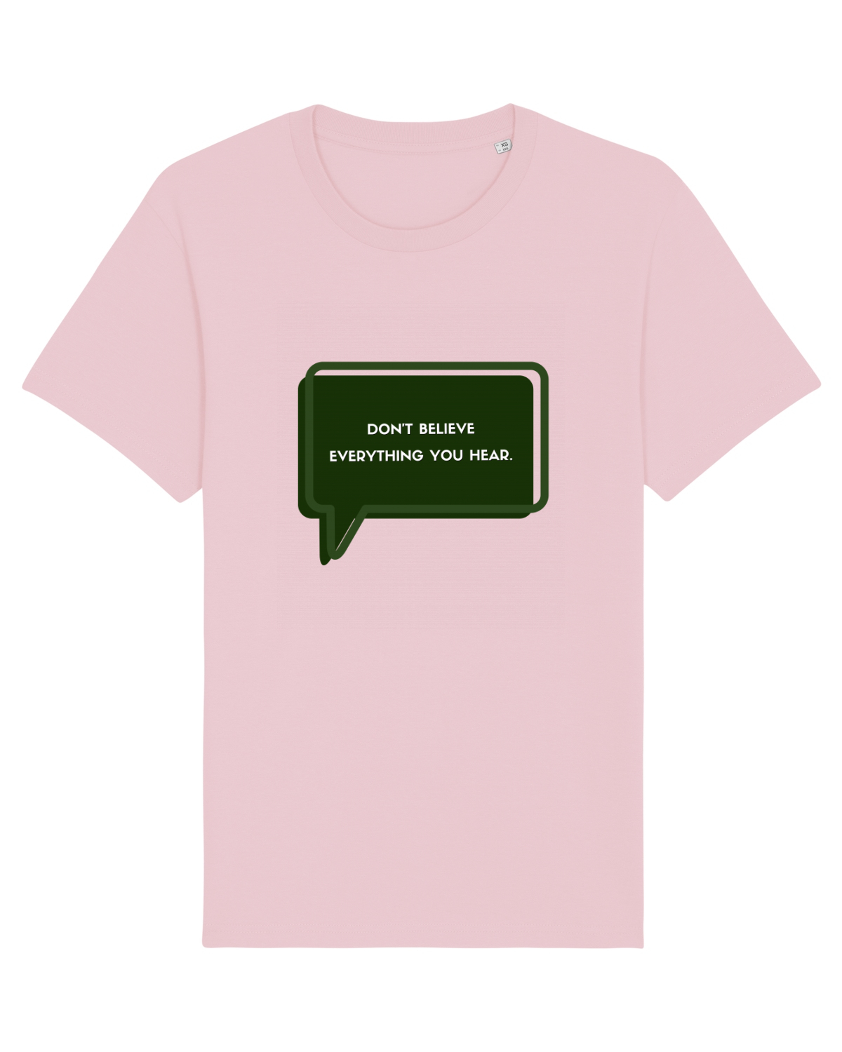 Tricou mânecă scurtă Unisex Rocker Cotton Pink