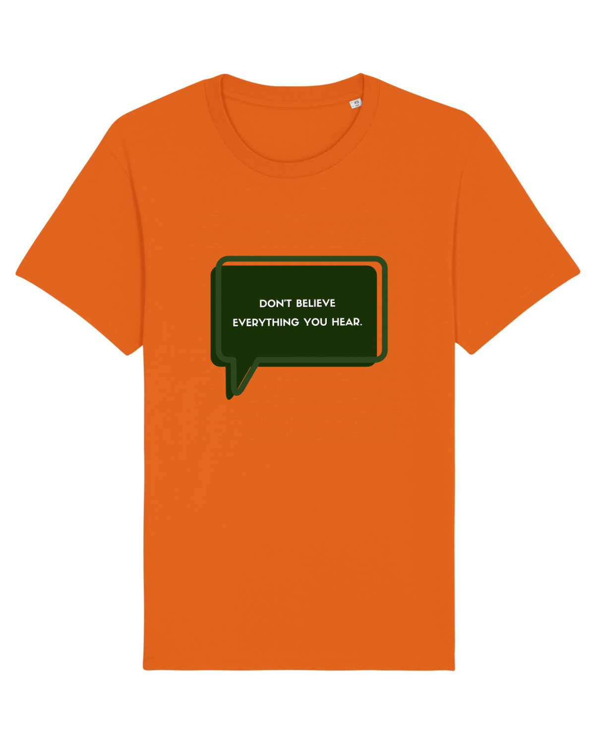 Tricou mânecă scurtă Unisex Rocker Bright Orange