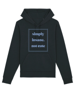 simply insane not cute6 Hanorac Unisex Drummer