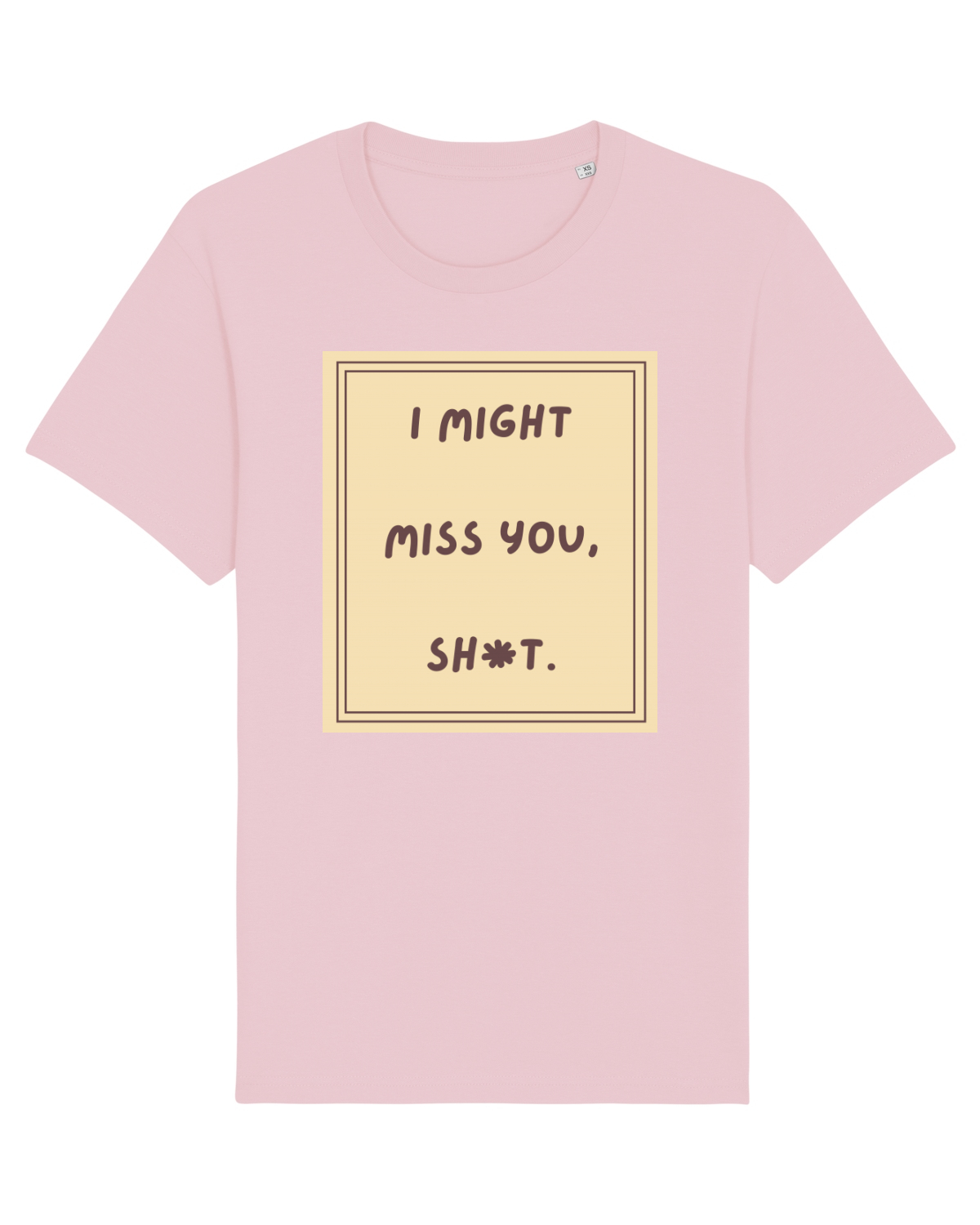 Tricou mânecă scurtă Unisex Rocker Cotton Pink