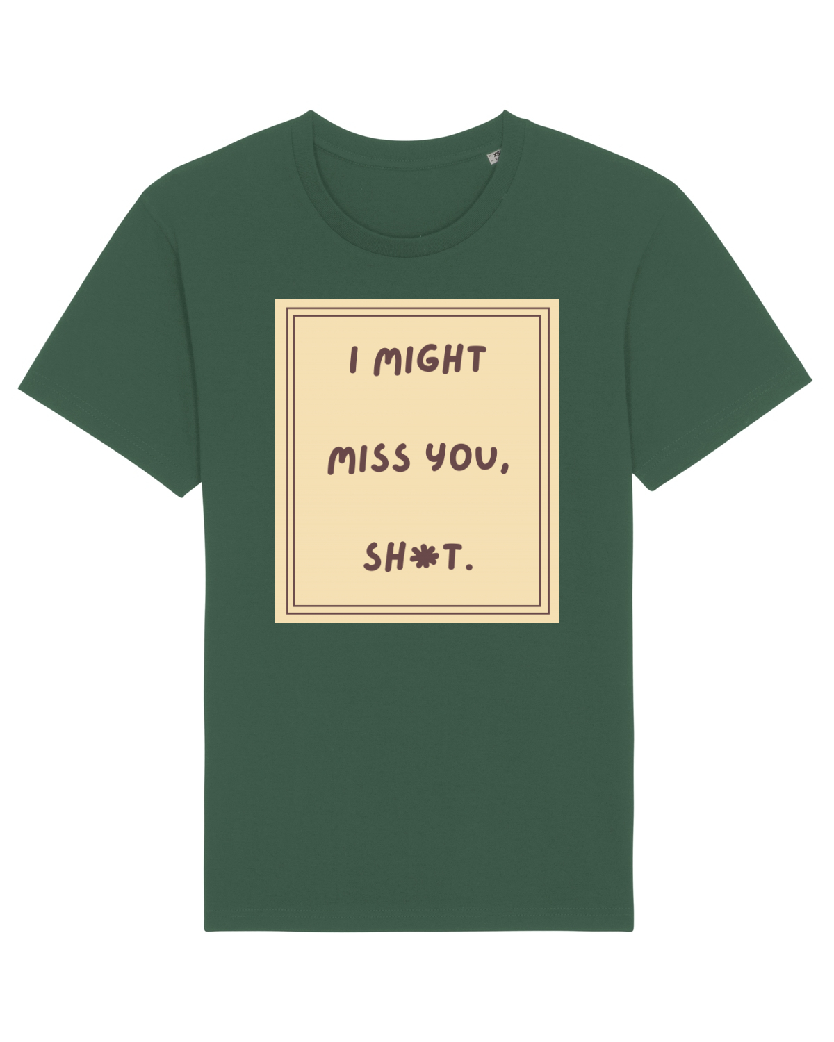 Tricou mânecă scurtă Unisex Rocker Bottle Green