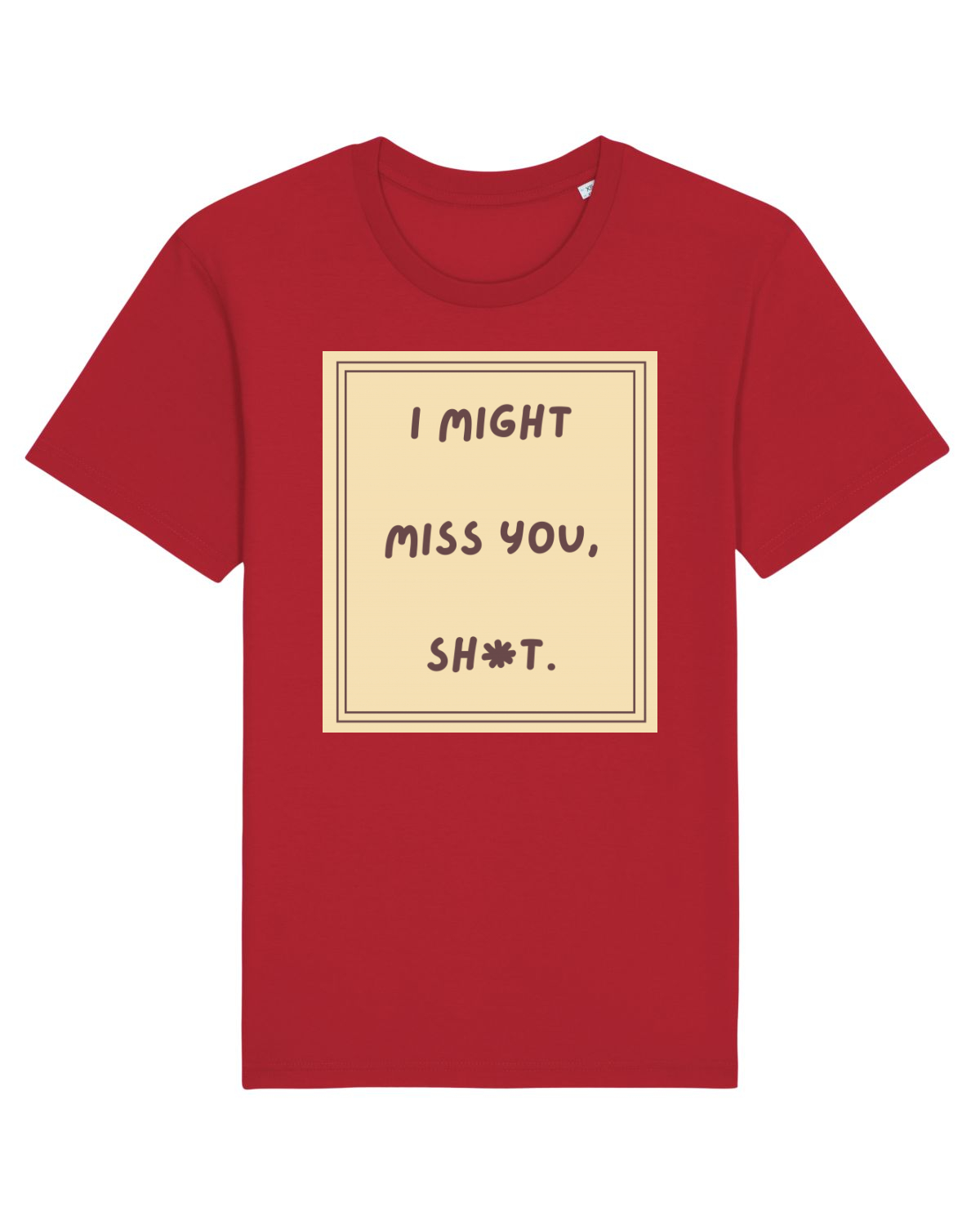 Tricou mânecă scurtă Unisex Rocker Red