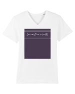 love comes to me in buckets2 Tricou mânecă scurtă guler V Bărbat Presenter