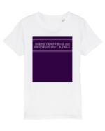 being trapped is an emotion not a fact4 Tricou mânecă scurtă  Copii Mini Creator